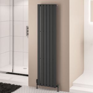 Eastbrook Warrington Type 10 Matt Anthracite Steel Designer Radiator 1800 x 452mm