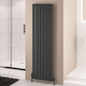 Eastbrook Warrington Type 10 Matt Anthracite Steel Designer Radiator 1800 x 528mm