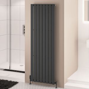 Eastbrook Warrington Type 10 Matt Anthracite Steel Designer Radiator 1800 x 604mm