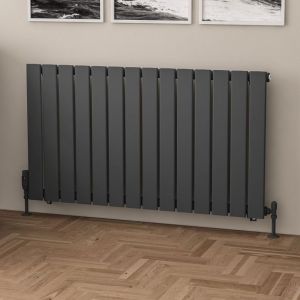 Eastbrook Warrington Type 10 Matt Anthracite Steel Designer Radiator 600 x 1060mm