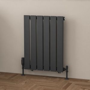 Eastbrook Warrington Type 10 Matt Anthracite Steel Designer Radiator 600 x 452mm