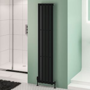 Eastbrook Warrington Type 10 Matt Black Steel Designer Radiator 1800 x 376mm