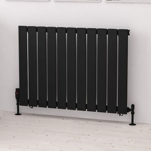 Eastbrook Warrington Type 10 Matt Black Steel Designer Radiator 600 x 832mm