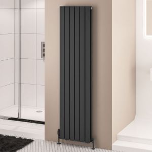 Eastbrook Warrington Type 20 Matt Anthracite Steel Designer Radiator 1800 x 456mm