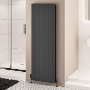 Eastbrook Warrington Type 20 Matt Anthracite Steel Designer Radiator 1800 x 608mm