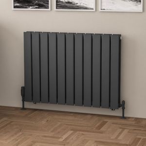 Eastbrook Warrington Type 20 Matt Anthracite Steel Designer Radiator 600 x 836mm