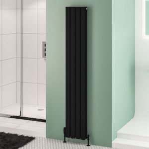 Eastbrook Warrington Type 20 Matt Black Steel Designer Radiator 1800 x 304mm