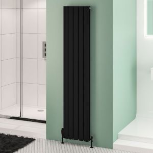 Eastbrook Warrington Type 20 Matt Black Steel Designer Radiator 1800 x 380mm