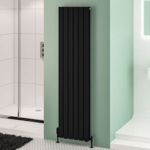 Eastbrook Warrington Type 20 Matt Black Steel Designer Radiator 1800 x 456mm