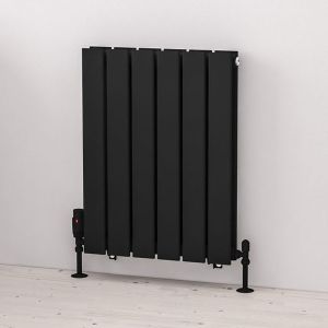 Eastbrook Warrington Type 20 Matt Black Steel Designer Radiator 600 x 456mm