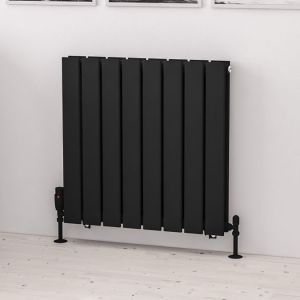 Eastbrook Warrington Type 20 Matt Black Steel Designer Radiator 600 x 608mm