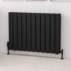 Eastbrook Warrington Type 20 Matt Black Steel Designer Radiator 600 x 836mm