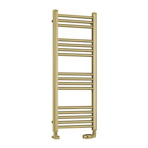 Eastbrook Wendover Brushed Brass Towel Rail 1000 x 400mm