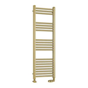 Eastbrook Wendover Brushed Brass Towel Rail 1200 x 400mm