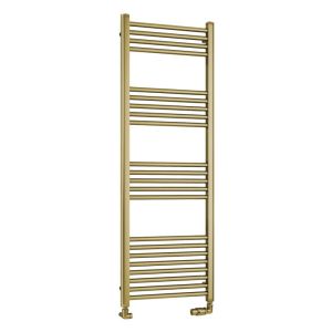 Eastbrook Wendover Brushed Brass Towel Rail 1400 x 500mm