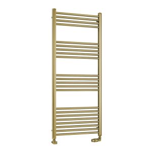 Eastbrook Wendover Brushed Brass Towel Rail 1400 x 600mm