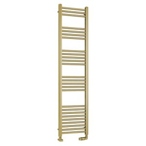 Eastbrook Wendover Brushed Brass Towel Rail 1600 x 400mm