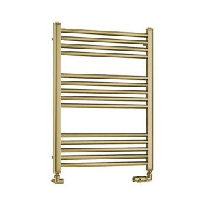 Eastbrook Wendover Brushed Brass Towel Rail 800 x 600mm