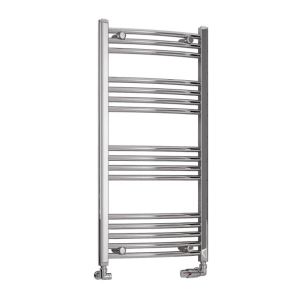 Eastbrook Wendover Chrome Curved Towel Rail 1000 x 500mm