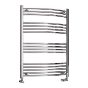 Eastbrook Wendover Chrome Curved Towel Rail 1000 x 750mm