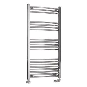 Eastbrook Wendover Chrome Curved Towel Rail 1200 x 600mm