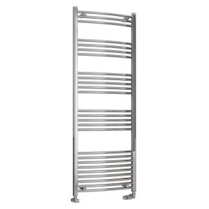 Eastbrook Wendover Chrome Curved Towel Rail 1600 x 600mm