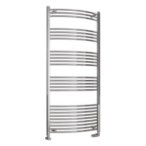 Eastbrook Wendover Chrome Curved Towel Rail 1600 x 750mm