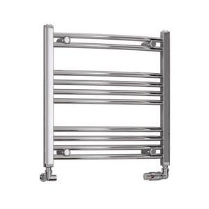 Eastbrook Wendover Chrome Curved Towel Rail 600 x 600mm