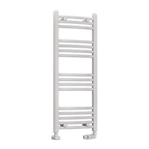 Eastbrook Wendover Gloss White Curved Towel Rail 1000 x 400mm