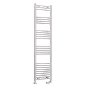 Eastbrook Wendover Gloss White Curved Towel Rail 1600 x 400mm