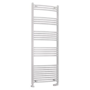 Eastbrook Wendover Gloss White Curved Towel Rail 1600 x 600mm