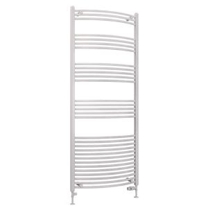 Eastbrook Wendover Gloss White Curved Towel Rail 1800 x 750mm