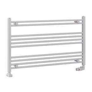 Eastbrook Wendover Gloss White Horizontal Towel Rail 600 x 1000mm