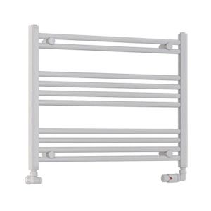 Eastbrook Wendover Gloss White Horizontal Towel Rail 600 x 750mm