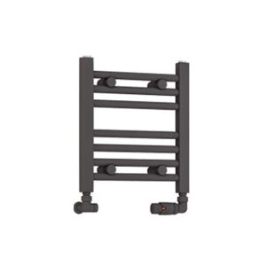 Eastbrook Wendover Matt Anthracite Towel Rail 360 x 400mm