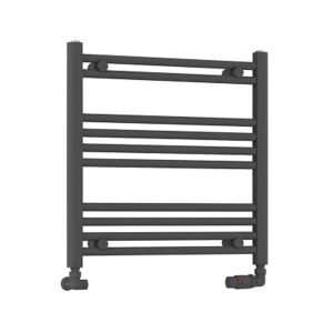 Eastbrook Wendover Matt Anthracite Towel Rail 600 x 600mm