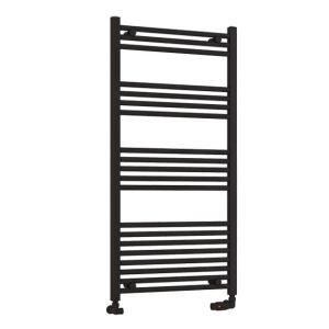 Eastbrook Wendover Matt Black Towel Rail 1200 x 600mm