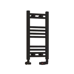 Eastbrook Wendover Matt Black Towel Rail 600 x 300mm