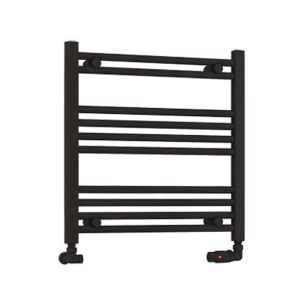 Eastbrook Wendover Matt Black Towel Rail 600 x 600mm