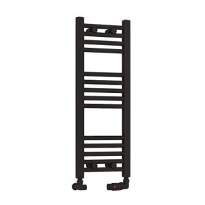 Eastbrook Wendover Matt Black Towel Rail 800 x 300mm