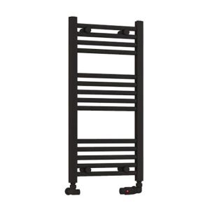 Eastbrook Wendover Matt Black Towel Rail 800 x 400mm