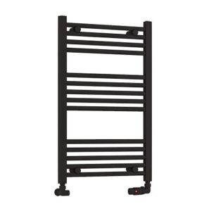 Eastbrook Wendover Matt Black Towel Rail 800 x 500mm