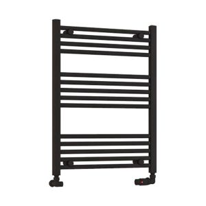 Eastbrook Wendover Matt Black Towel Rail 800 x 600mm