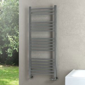 Eastbrook Wendover Brushed Stainless Steel Towel Rail 1200 x 500mm