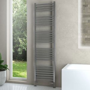 Eastbrook Wendover Brushed Stainless Steel Towel Rail 1800 x 500mm