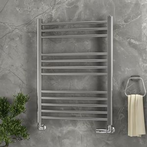 Eastbrook Wendover Polished Stainless Steel Towel Rail 800 x 600mm