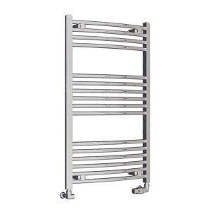 Eastbrook Wingrave Chrome Curved Towel Rail 1000 x 600mm