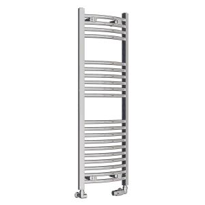 Eastbrook Wingrave Chrome Curved Towel Rail 1200 x 400mm