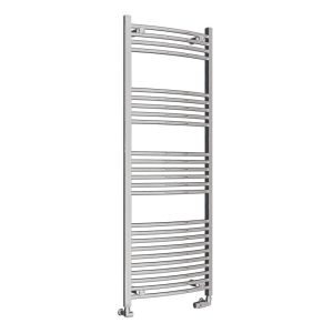 Eastbrook Wingrave Chrome Curved Towel Rail 1600 x 600mm