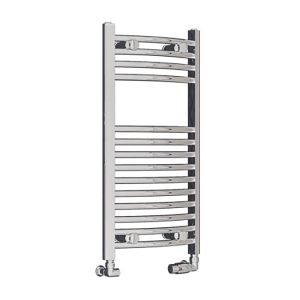 Eastbrook Wingrave Chrome Curved Towel Rail 800 x 400mm